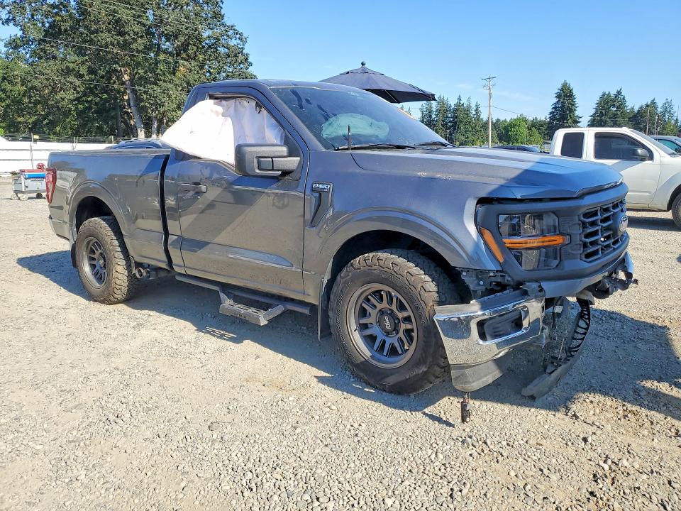 2024 Ford F-150 VIN 1FTMF1L52RKD41107 COPART salvage auction — FRONT END, Wa - Bill Of Sale, sold $16,600 on 2026-07-31 (photo 4)