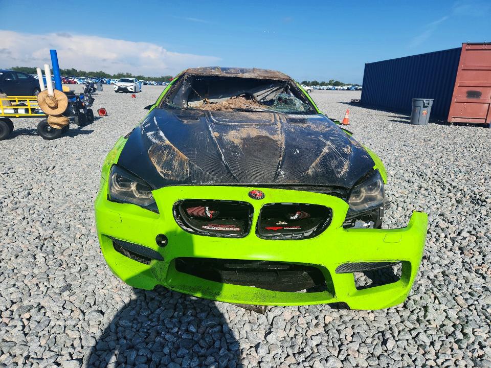 2014 BMW M6 VIN WBSLX9C51ED160188 COPART salvage auction — ALL OVER, FL - CERT OF TITLE SLVG REBUILDABLE, sold $6,600 on 2026-07-14 (photo 5)