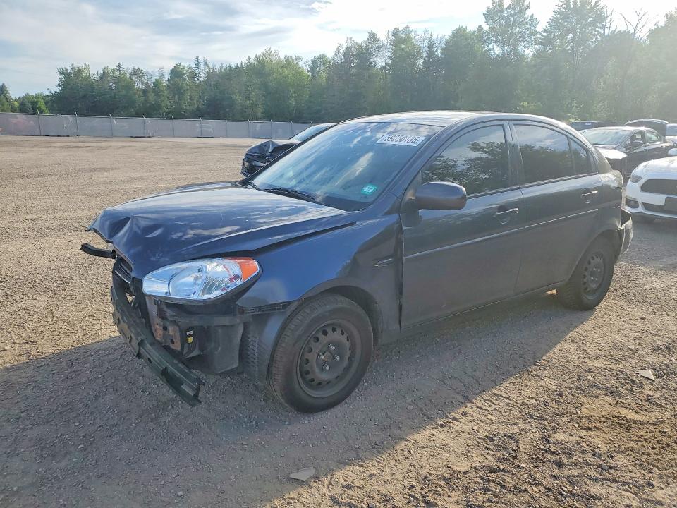 2011 Hyundai Accent VIN KMHCN4BC0BU611862 COPART salvage auction — FRONT END, ON - PERMIT SALVAGE, sold $200 on 2026-07-28 (photo 1)