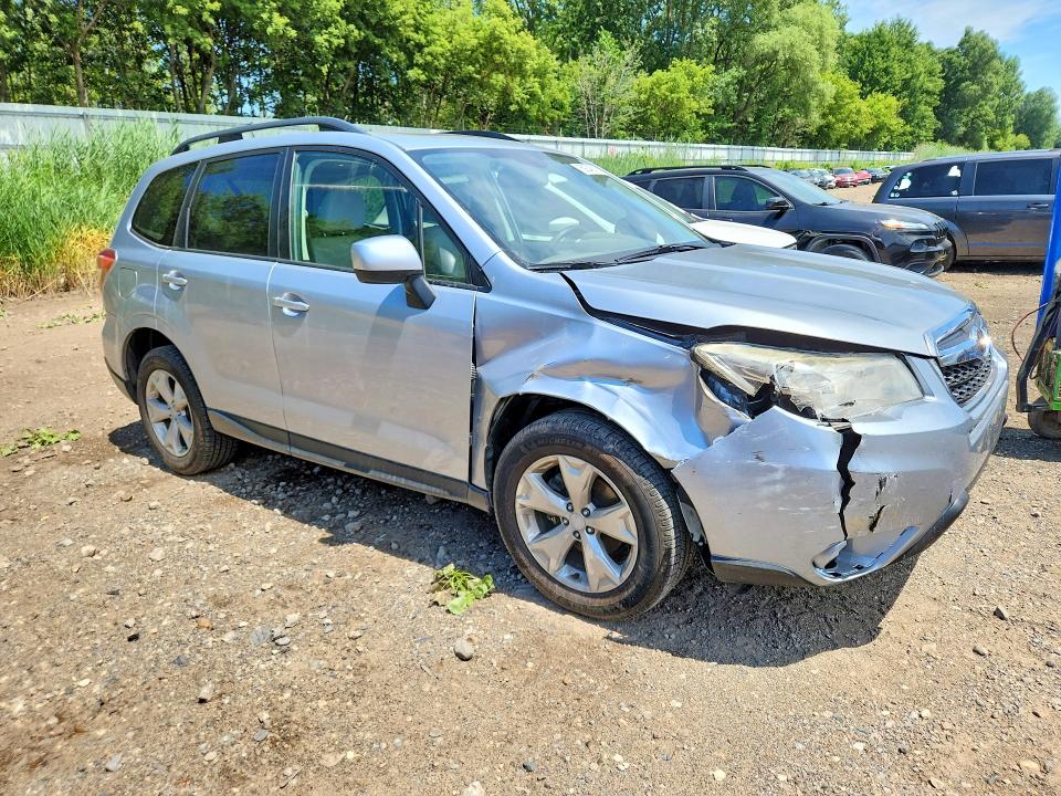 2015 Subaru Forester VIN JF2SJAFCXFH555210 COPART salvage auction — FRONT END, Mi - Certificate Of Title, sold $1,050 on 2026-07-22 (photo 4)