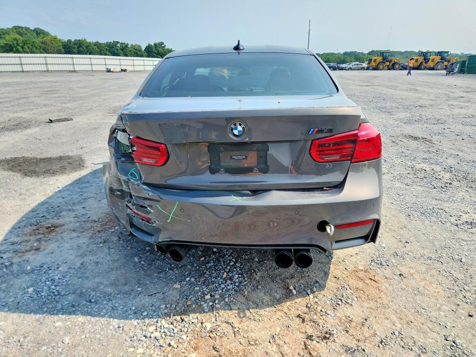 2018 BMW M3 VIN WBS8M9C51J5J80329 COPART salvage auction — FRONT END, Nc - Salvage Certificate Of Title, sold $17,900 on 2026-08-26 (photo 6)