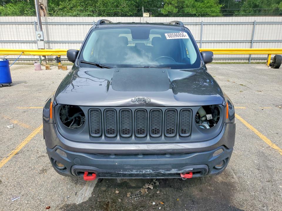 2017 Jeep Renegade VIN ZACCJBCB6HPG55269 COPART salvage auction — FRONT END, Al - Cert Of Title-Salvage Title, sold $1,850 on 2026-08-17 (photo 5)