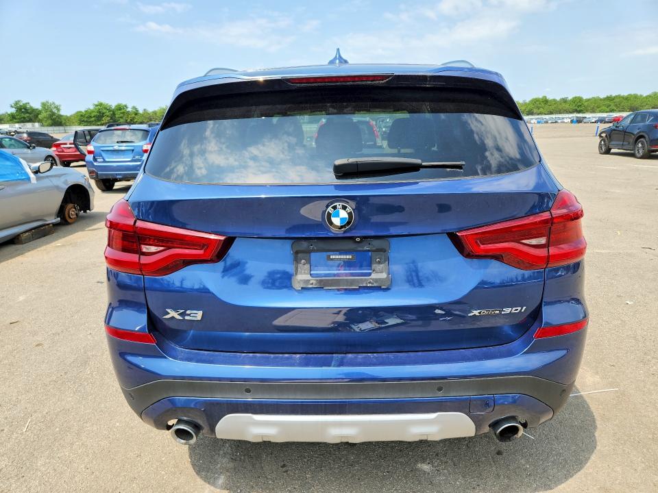 2019 BMW X3 VIN 5UXTR9C58KLR04127 COPART salvage auction — WATER/FLOOD, Ny - Mv907A-Flood Salvage, sold $13,700 on 2026-07-15 (photo 6)