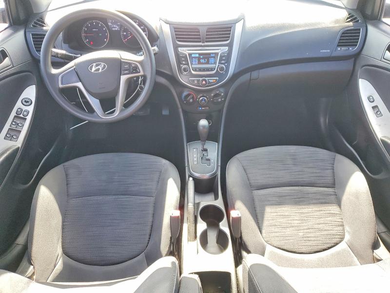 2017 Hyundai Accent VIN KMHCT5AE8HU346793 COPART salvage auction — FRONT END, Fl - Cert Of Title Slvg Rebuildable, sold $800 on 2026-07-30 (photo 8)