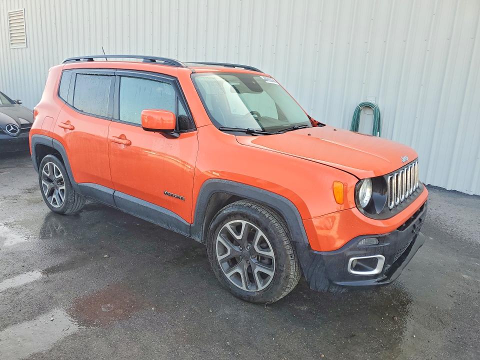 2016 Jeep Renegade VIN ZACCJABT6GPE18316 COPART salvage auction — MINOR DENT/SCRATCHES, Tx - Cert Of Title-Rebuilt Salvage, sold $2,450 on 2026-07-27 (photo 4)