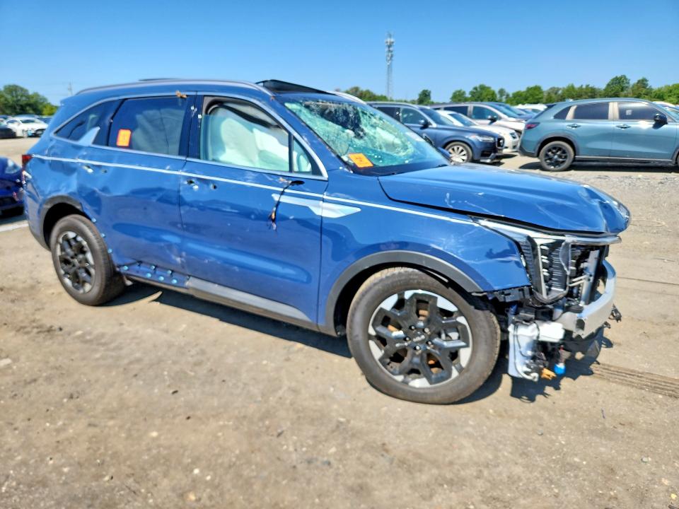 2025 Kia Sorento VIN 5XYRL4JC9SG334541 COPART salvage auction — FRONT END, St - Salvage Title, sold $200 on 2026-07-22 (photo 4)