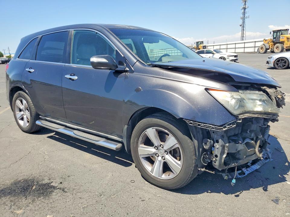 2013 Acura Mdx VIN 2HNYD2H3XDH521773 COPART salvage auction — FRONT END, Ca - Salvage Certificate, sold $550 on 2026-07-23 (photo 4)