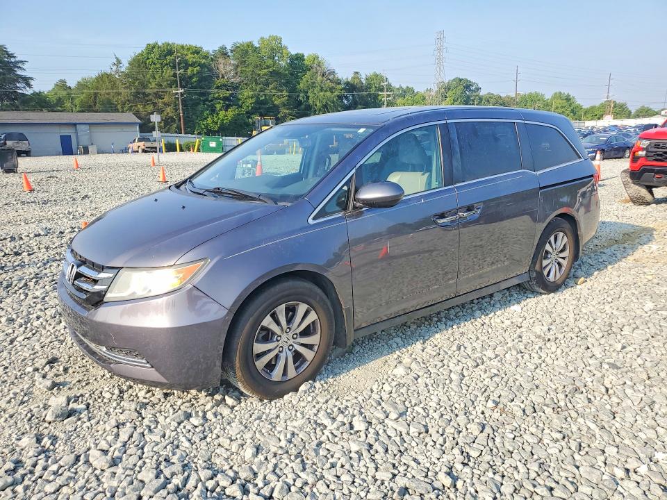 2015 Honda Odyssey VIN 5FNRL5H69FB070255 COPART salvage auction — FRONT END, NC - DEALER ONLY CLEAN TITLE, sold $3,700 on 2026-07-30 (photo 1)