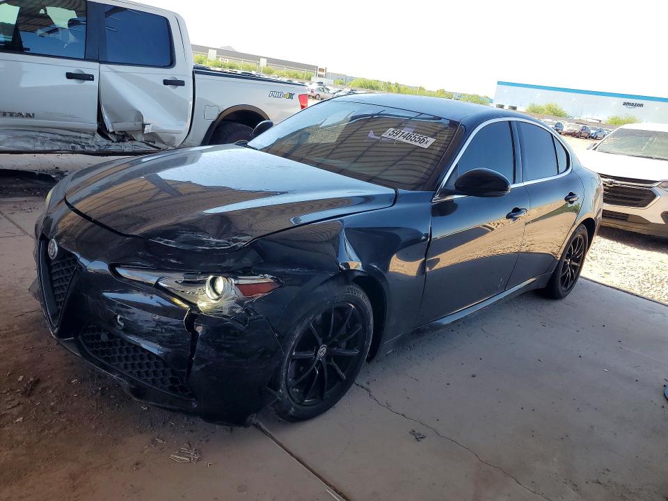 2020 Alfa romeo Giulia VIN ZARFAMAN5L7636536 COPART salvage auction — FRONT END, Az - Cert Of Title - Salvage, sold $900 on 2026-07-14 (photo 1)