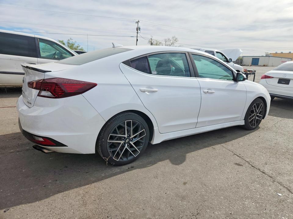 2019 Hyundai Elantra VIN KMHD04LB6KU829006 COPART salvage auction — MECHANICAL, Oh - Certificate Of Title, sold $3,450 on 2026-07-24 (photo 3)