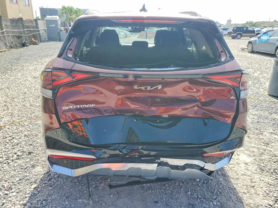 2023 Kia Sportage VIN 5XYK53AF3PG059580 COPART salvage auction — REAR END, Fl - Cert Of Title Slvg Rebuildable, sold $6,200 on 2026-07-28 (photo 6)