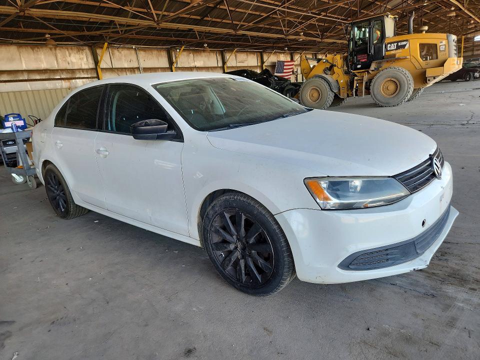 2011 Volkswagen Jetta VIN 3VW1K7AJ9BM373064 COPART salvage auction — FRONT END, Az - Certificate Of Title, sold $425 on 2026-07-29 (photo 4)