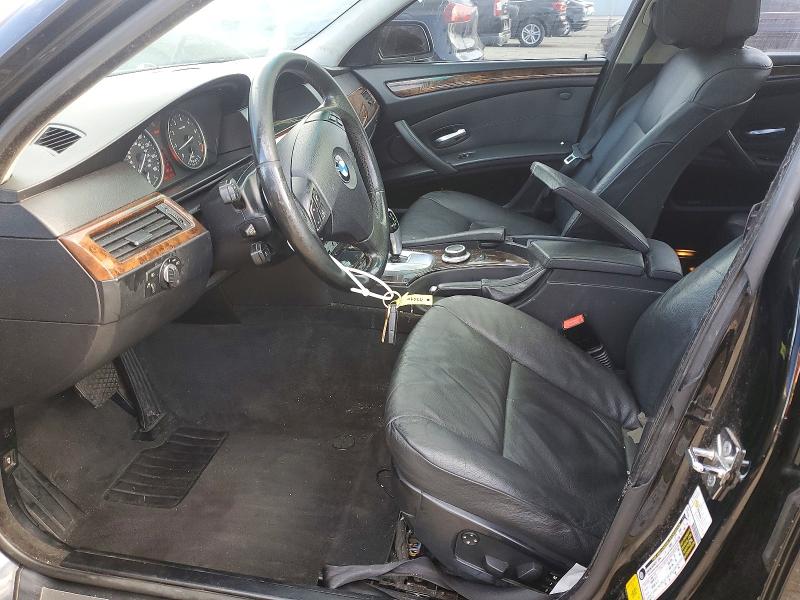 2008 BMW 5 series VIN WBANU53598C112690 COPART salvage auction — FRONT END, Ca - Dis/Dlr/Exp App For Dup Clean, sold $100 on 2026-07-28 (photo 7)