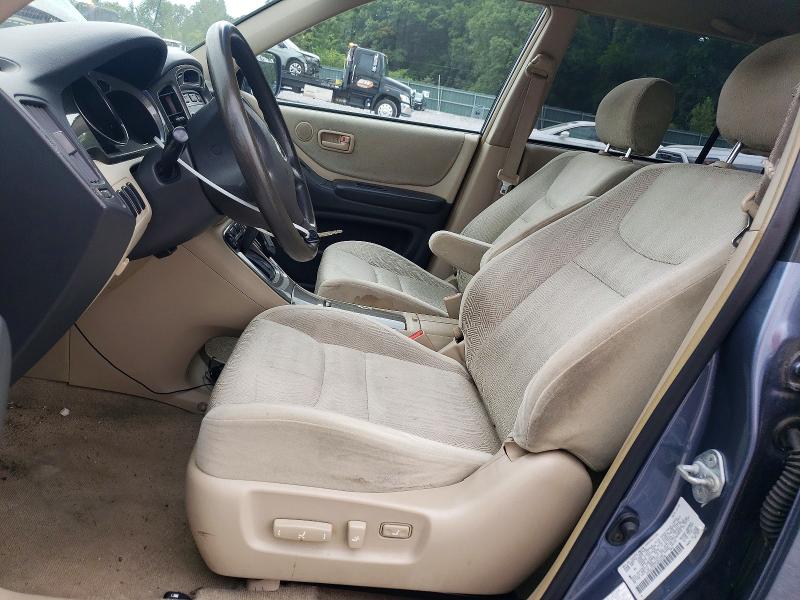 2003 Toyota Highlander VIN JTEGF21A730092336 COPART salvage auction — NORMAL WEAR, Va - Certificate Of Title, sold $175 on 2026-07-30 (photo 7)