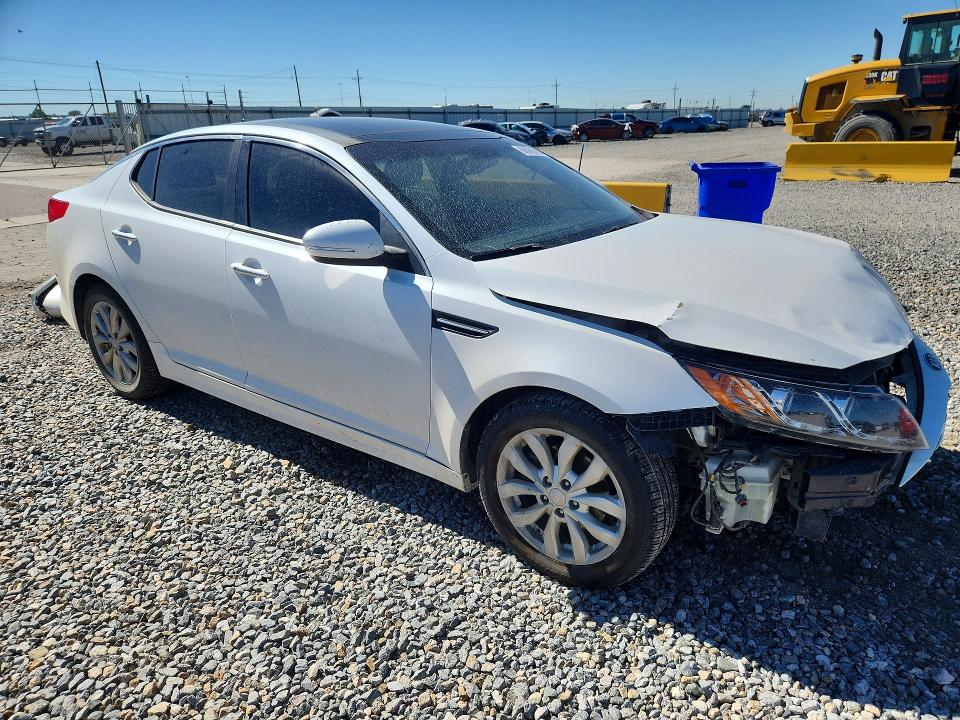 2015 Kia Optima VIN 5XXGN4A70FG356474 COPART salvage auction — FRONT END, Co - Salvage Title, sold $375 on 2026-07-28 (photo 4)