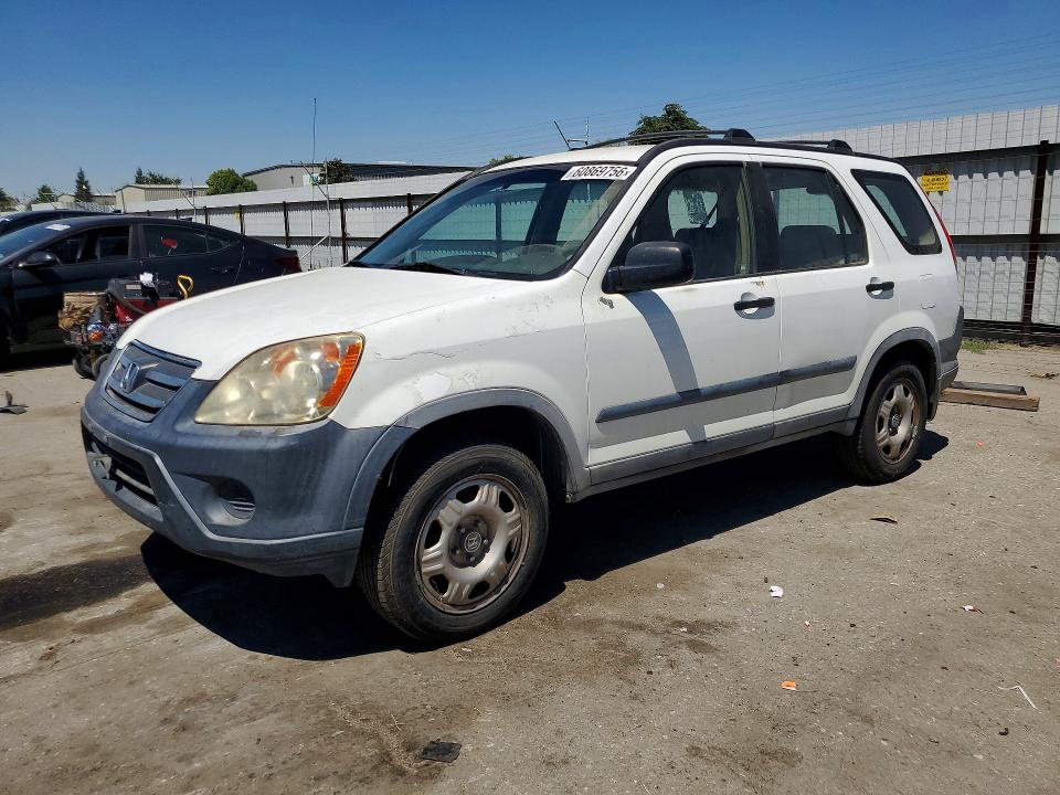2005 Honda Cr-v VIN JHLRD68595C020528 COPART salvage auction — MINOR DENT/SCRATCHES, CA - DIS/DLR/EXP ONLY CLEAN TITLE, sold $675 on 2026-07-17 (photo 1)