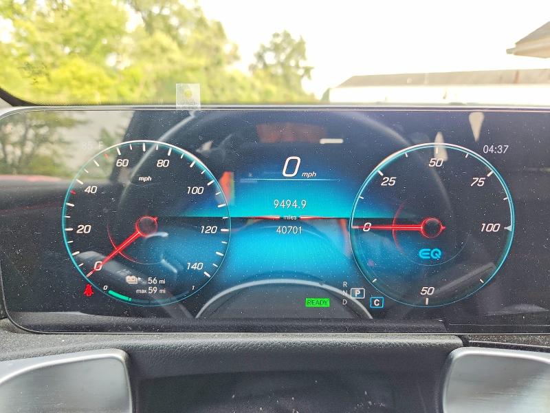 2022 Mercedes-benz Eqb VIN W1N9M0KB3NN007702 COPART salvage auction — REAR END, OH - CERT OF TITLE-SALVAGE, sold $125 on 2026-07-29 (photo 9)