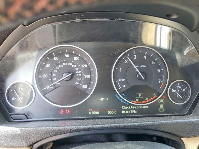 2016 BMW 3er VIN WBA8E5G59GNU19221 COPART salvage auction — FRONT END, Fl - Cert Of Title-Rebuilt (P), sold $1,250 on 2026-08-04 (photo 9)
