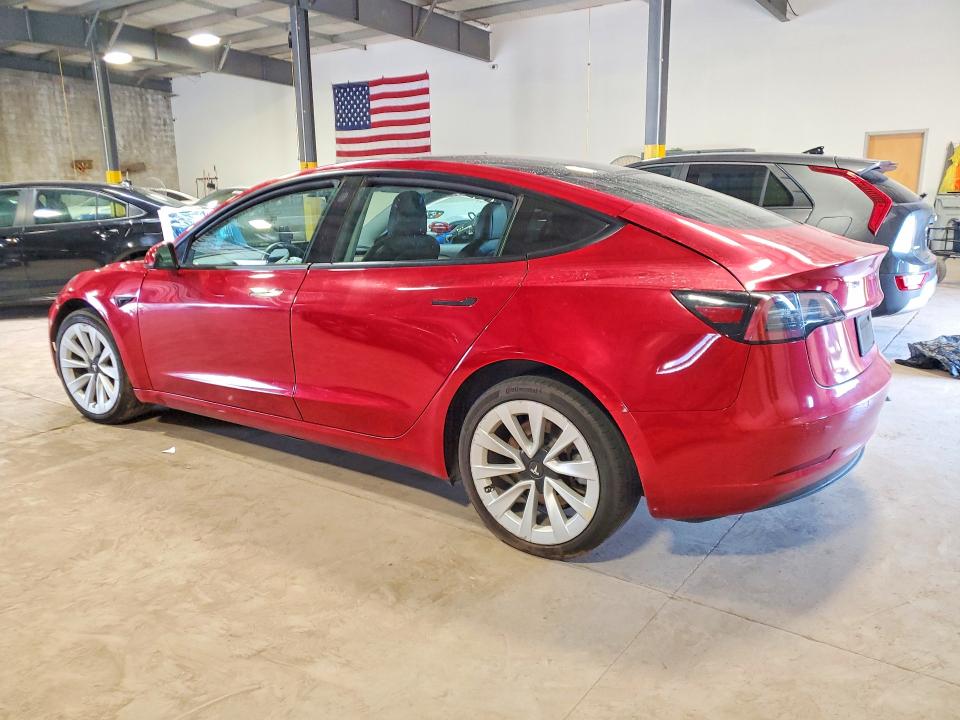 2022 Tesla Model 3 VIN 5YJ3E1EA7NF288744 COPART salvage auction — FRONT END, CT - CERTIFICATE OF TITLE, sold $5,300 on 2026-07-20 (photo 2)