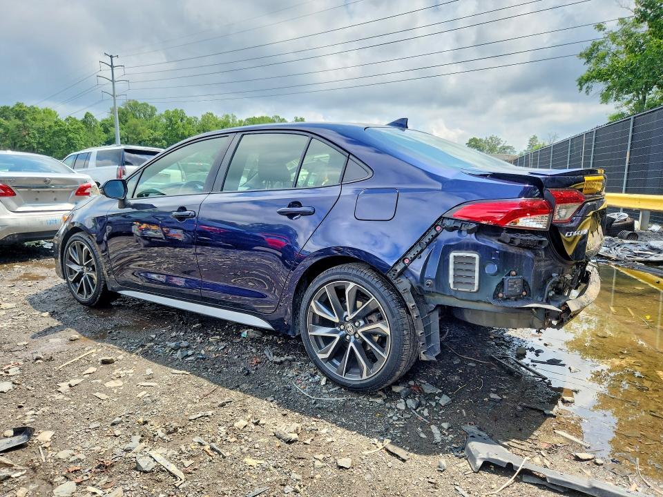 2021 Toyota Corolla VIN JTDP4MCEXMJ057243 COPART salvage auction — REAR END, Md - Cert Of Salvage > 75% Damage, sold $6,100 on 2026-07-17 (photo 2)