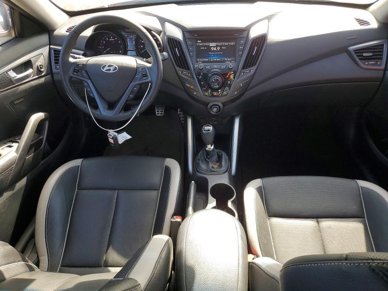 2013 Hyundai Veloster VIN KMHTC6AE7DU087228 COPART salvage auction — FRONT END, Id - Cert Of Title -Rebuilt Salvage, sold $525 on 2026-07-17 (photo 8)