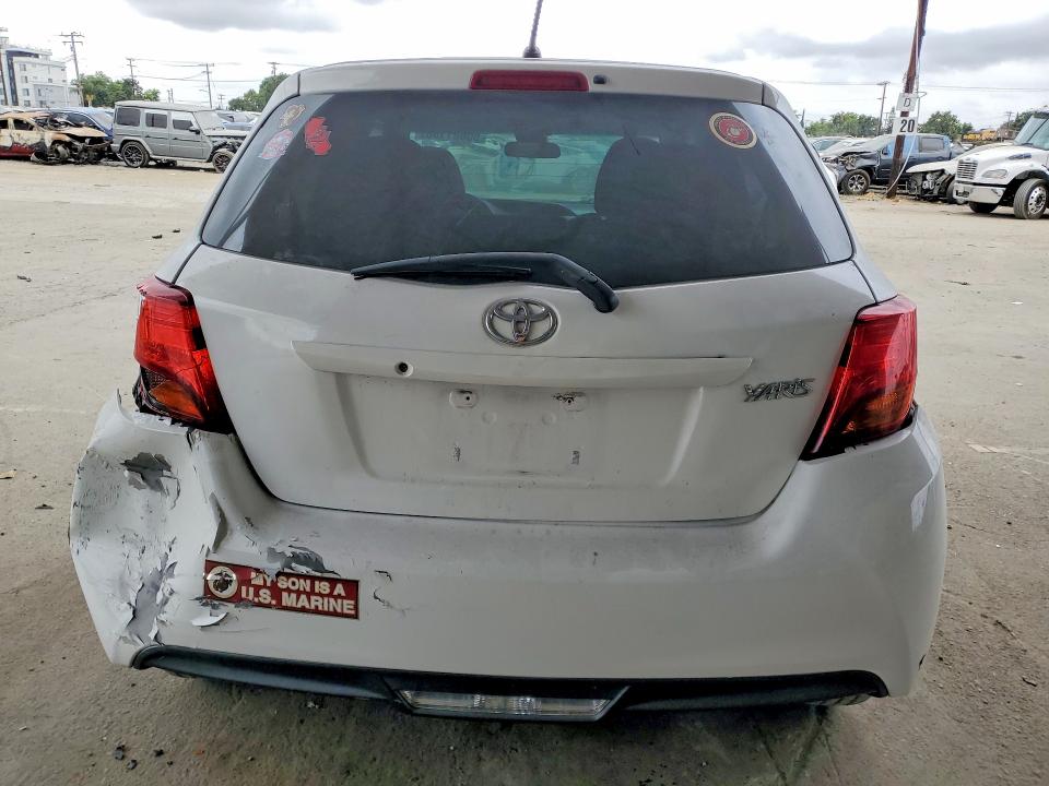 2017 Toyota Yaris VIN VNKKTUD33HA084694 COPART salvage auction — REAR END, CA - SALVAGE CERTIFICATE, sold $2,150 on 2026-07-23 (photo 6)