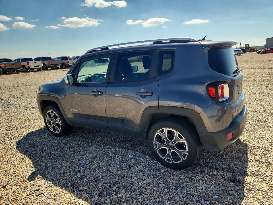 2016 Jeep Renegade VIN ZACCJBDT2GPE12757 COPART salvage auction — MECHANICAL, TX - SALVAGE VEHICLE TITLE, sold $90 on 2026-07-28 (photo 2)