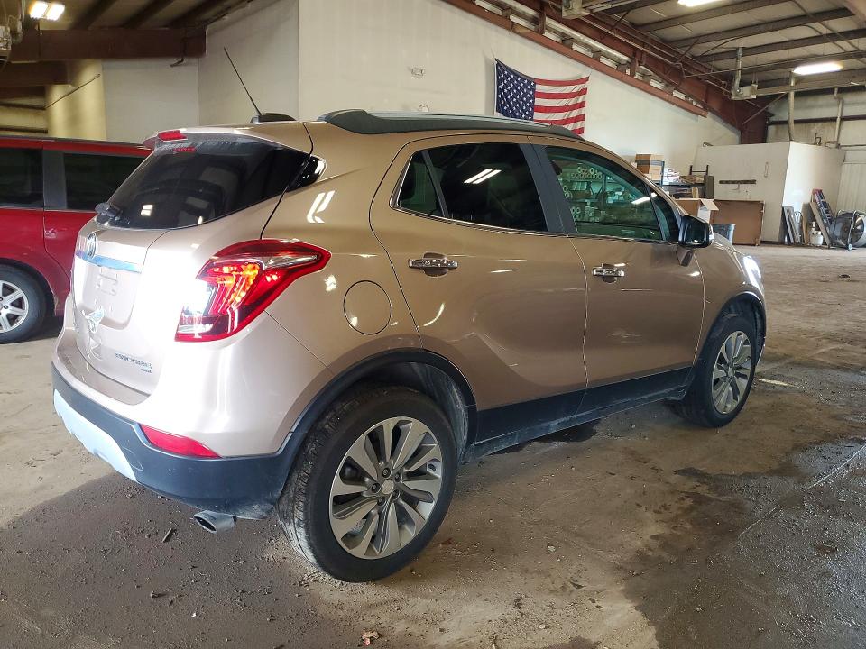 2018 Buick Encore VIN KL4CJESB5JB612801 COPART salvage auction — REAR END, Mi - Certificate Of Title, sold $3,650 on 2026-07-31 (photo 3)