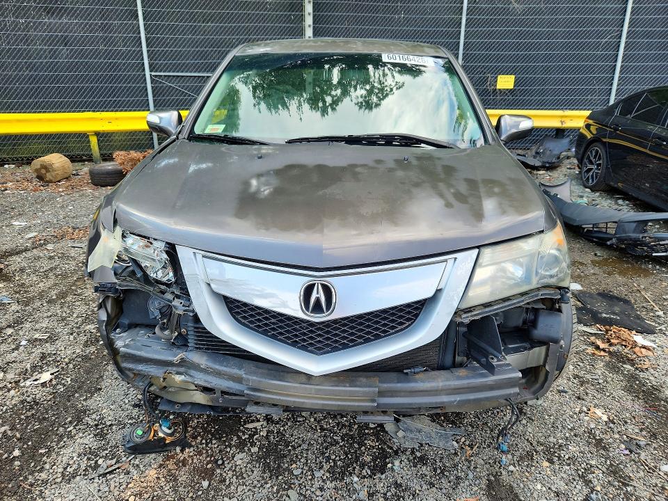 2012 Acura Mdx VIN 2HNYD2H3XCH540063 COPART salvage auction — FRONT END, Md - Cert Of Salvage > 75% Damage, sold $400 on 2026-07-31 (photo 5)