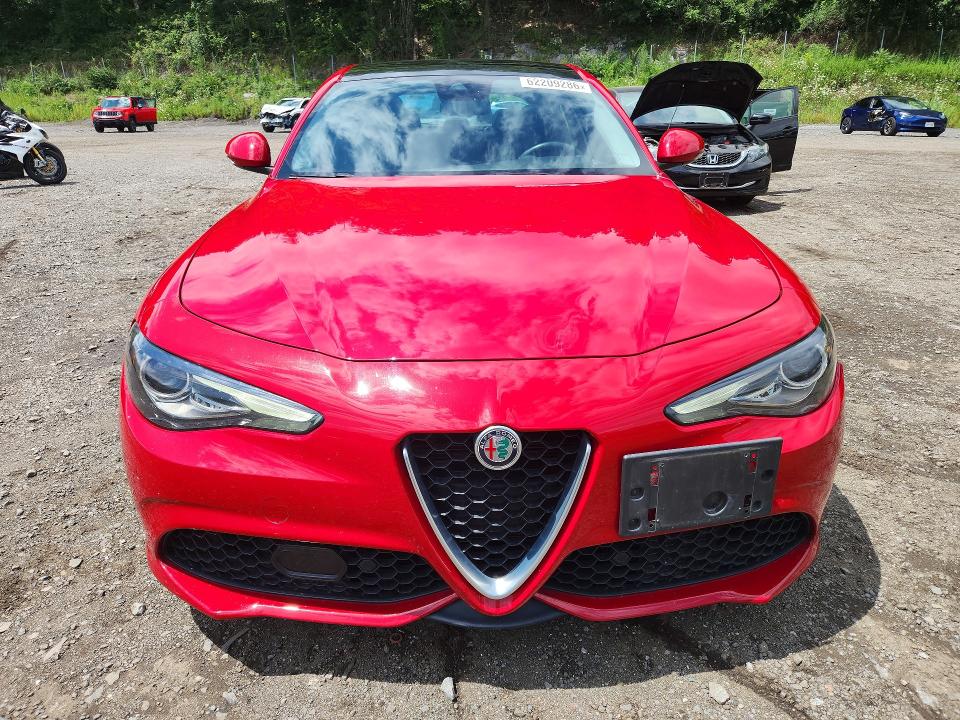 2018 Alfa romeo Giulia VIN ZARFAEEN6J7590728 COPART salvage auction — SIDE, Ny - Mv-907A Salvage Certificate, sold $10,600 on 2026-08-03 (photo 5)