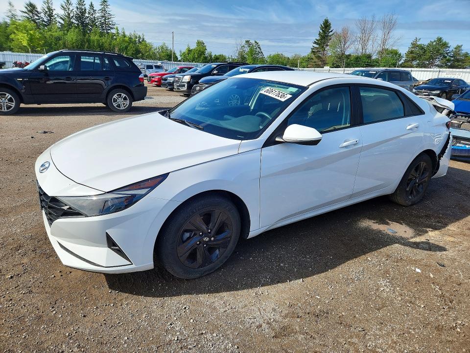 2022 Hyundai Elantra VIN KMHLM4AG1NU291673 COPART salvage auction — REAR END, On - Permit Salvage, sold $250 on 2026-07-30 (photo 1)
