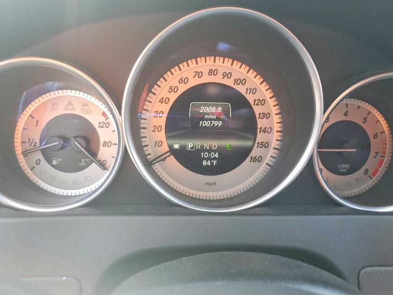 2013 Mercedes-benz C-klasse VIN WDDGF4HB3DR279641 COPART salvage auction — WATER/FLOOD, Ma - Cert Of Title-Reconstrctd Fld, sold $1,000 on 2026-07-23 (photo 9)