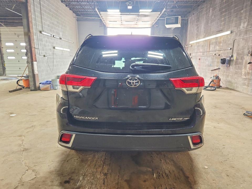 2018 Toyota Highlander VIN 5TDDZRFH4JS863052 COPART salvage auction — FRONT END, Ny - Mv-907A Salvage Certificate, sold $6,000 on 2026-07-27 (photo 6)