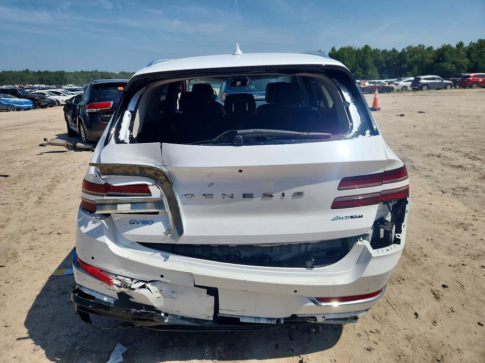 2021 Genesis Gv80 VIN KMUHCESC0MU072486 COPART salvage auction — REAR END, FL - CERT OF TITLE SLVG REBUILDABLE, sold $14,900 on 2026-09-25 (photo 6)