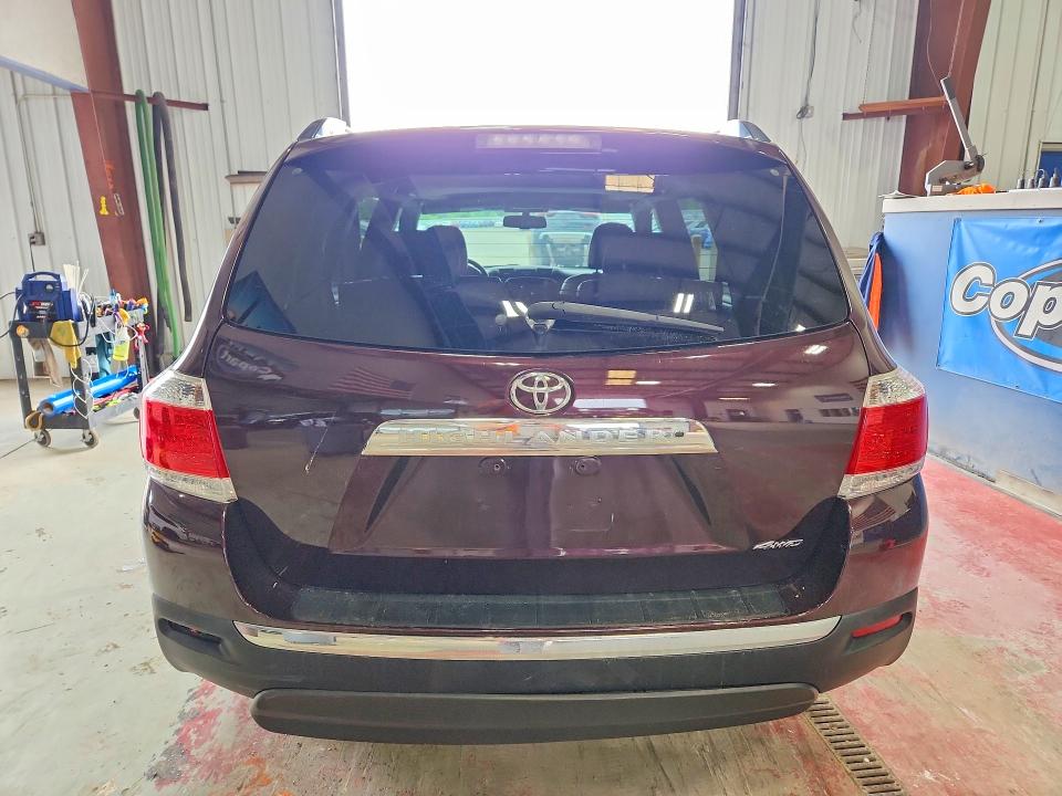 2012 Toyota Highlander VIN 5TDDK3EH2CS158904 COPART salvage auction — FRONT END, Ny - Mv-907A Salvage Certificate, sold $550 on 2026-07-20 (photo 6)
