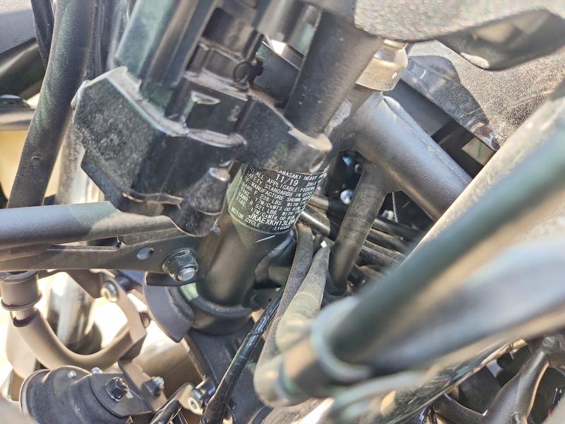 2020 Kawasaki Ninja VIN JKAEXKH13LDA73769 COPART salvage auction — SIDE, IL - SALVAGE CERTIFICATE, sold $300 on 2026-07-28 (photo 9)