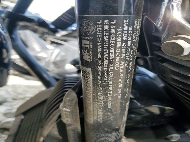 2019 Harley-davidson Fl VIN 1HD1KTP11KB678728 COPART salvage auction — FRONT END, Id - Salvage Certificate Of Title, sold $9,100 on 2026-09-10 (photo 8)