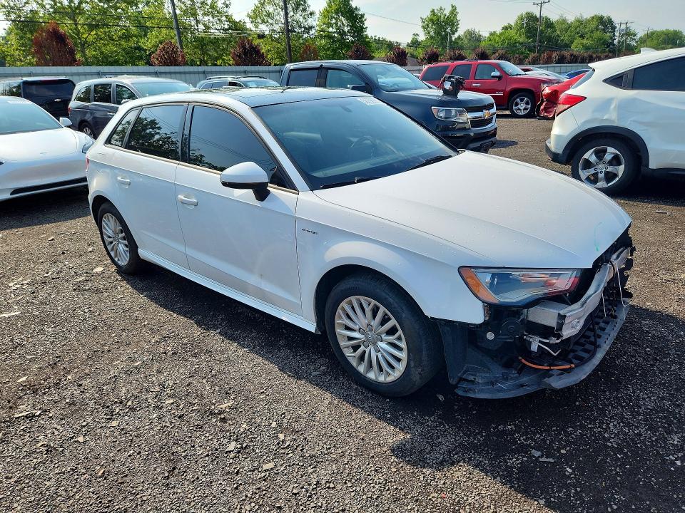 2016 Audi A3 e-tron VIN WAUVPBFF6GA130732 COPART salvage auction — FRONT END, Ct - Cert Of Title-Salvage, sold $3,300 on 2026-07-07 (photo 4)