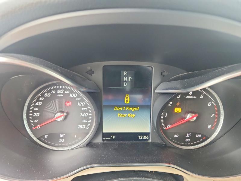 2017 Mercedes-benz Glc VIN WDC0G4JB4HF200675 COPART salvage auction — BURN, MS - CERT OF TITLE-SALVAGED, sold $3,600 on 2026-08-21 (photo 9)