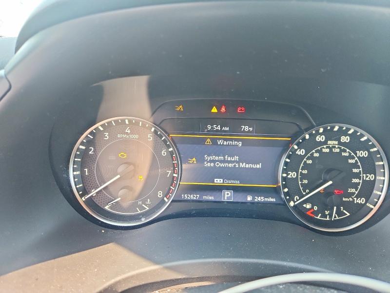 2021 Nissan Armada VIN JN8AY2BA6M9372690 COPART salvage auction — MECHANICAL, Sc - Certificate Of Title (P), sold $12,800 on 2026-07-28 (photo 9)