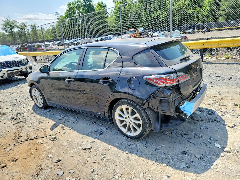 2013 Lexus Ct VIN JTHKD5BHXD2162143 COPART salvage auction — FRONT END, MD - CERT OF SALVAGE < 75% DAMAGE, sold $2,500 on 2026-07-24 (photo 2)