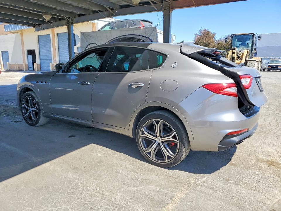 2019 Maserati Levante VIN ZN661XUS3KX320692 COPART salvage auction — REAR END, Ca - Salvage Certificate, sold $12,100 on 2026-08-11 (photo 2)
