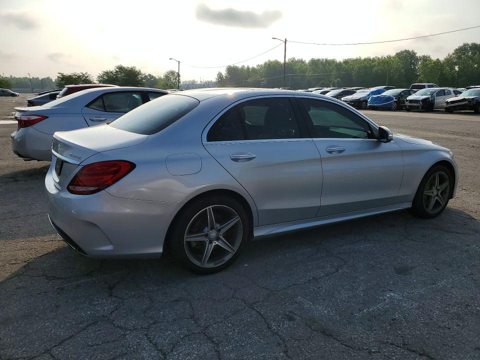 2015 Mercedes-benz C-klasse VIN 55SWF4KB7FU041443 COPART salvage auction — FRONT END, Ky - Certificate Of Title, sold $2,100 on 2026-07-09 (photo 3)