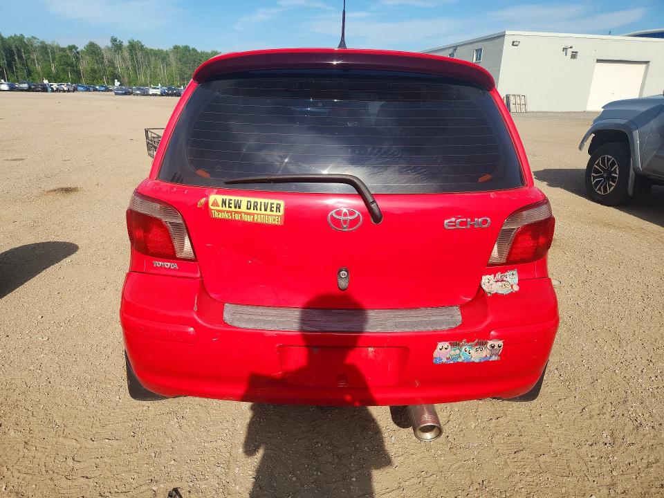 2005 Toyota Echo VIN JTDKT123450086451 COPART salvage auction — FRONT END, ON - PERMIT IRREPAIRABLE, sold $175 on 2026-07-23 (photo 6)