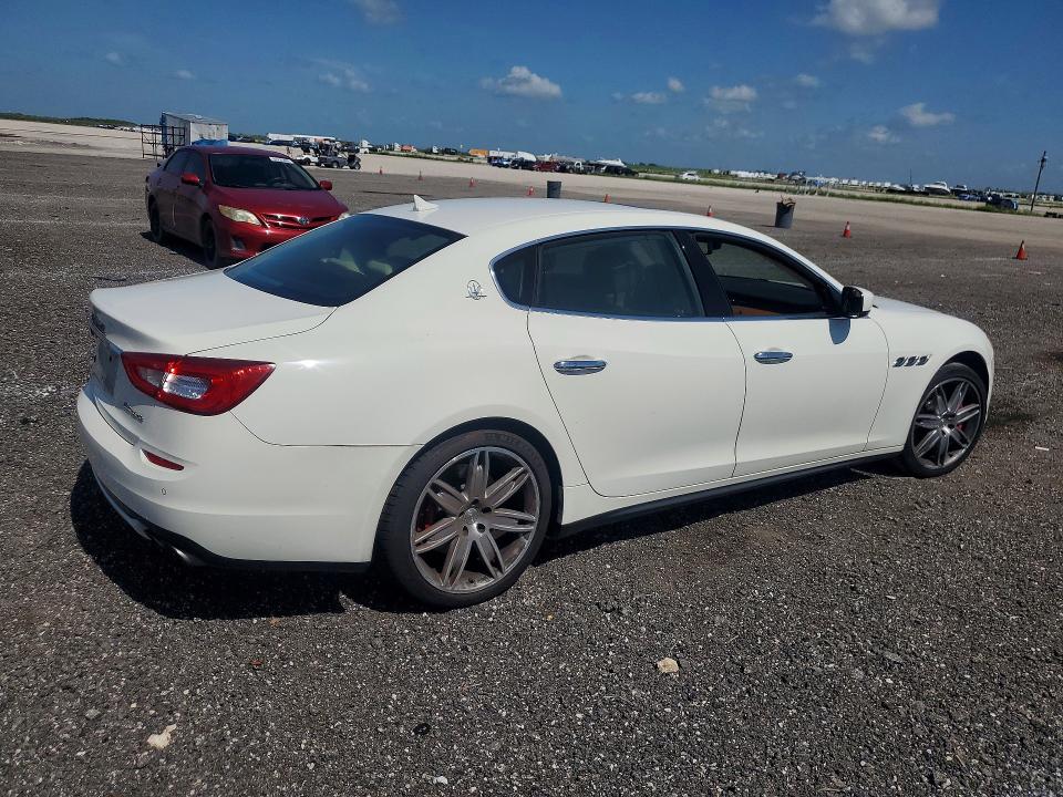 2015 Maserati Quattroporte VIN ZAM56RRA5F1129662 COPART salvage auction — SIDE, Salvage Title, sold $1,950 on 2026-08-03 (photo 3)