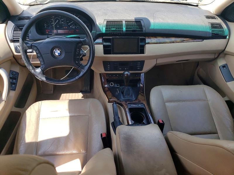 2005 BMW X5 VIN 5UXFA13535LY11834 COPART salvage auction — ENGINE BURN, Ga - Cert Of Title-Salvage, sold $200 on 2026-07-28 (photo 8)