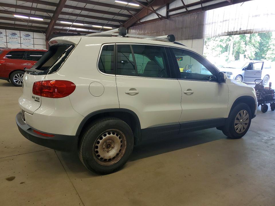 2012 Volkswagen Tiguan VIN WVGBV7AX2CW607397 COPART salvage auction — REAR END, Vt - Certificate Of Title, sold $1,650 on 2026-08-03 (photo 3)