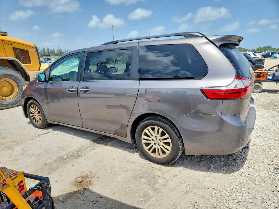 2016 Toyota Sienna VIN 5TDYK3DC0GS721834 COPART salvage auction — FRONT END, FL - CERT OF TITLE SLVG REBUILDABLE, sold $2,300 on 2026-07-23 (photo 2)