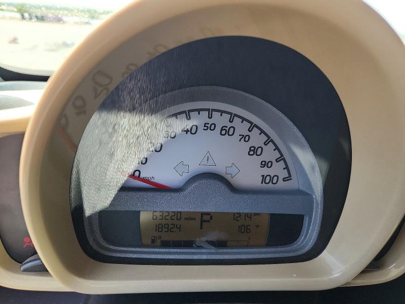 2009 Smart Fortwo VIN WMEEJ31X89K229075 COPART salvage auction — FRONT END, Nm - Cert Of Title-Salvage, sold $550 on 2026-08-13 (photo 9)