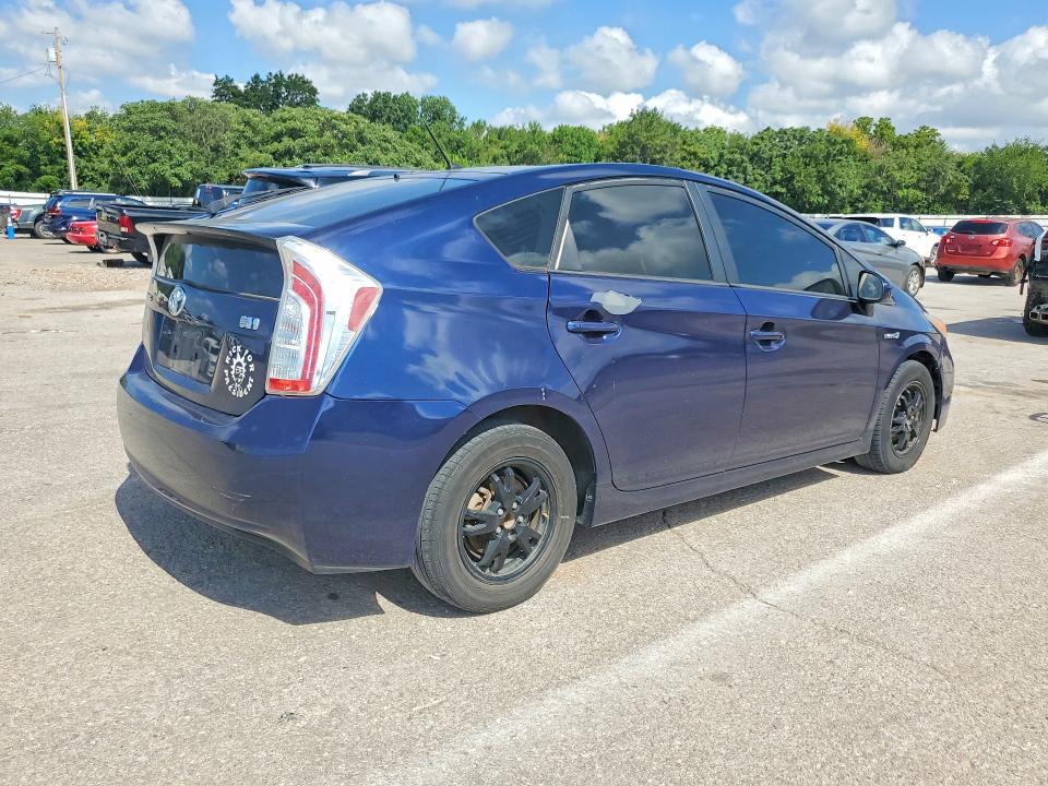 2012 Toyota Prius VIN JTDKN3DU0C1525955 COPART salvage auction — FRONT END, Ok - Cert Of Title-Rebuilt, sold $1,150 on 2026-07-27 (photo 3)